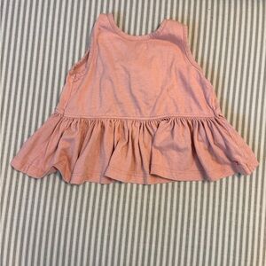 Pink Chicken Peplum Tank Top in Pink